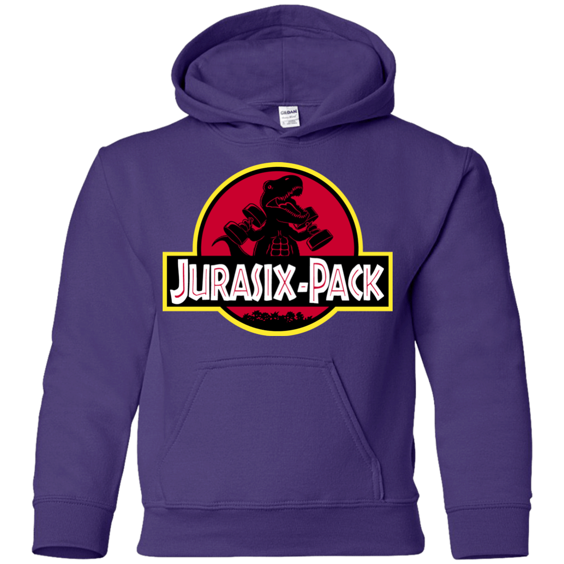 Sweatshirts Purple / YS Jurasix-Pack Youth Hoodie
