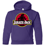 Sweatshirts Purple / YS Jurasix-Pack Youth Hoodie