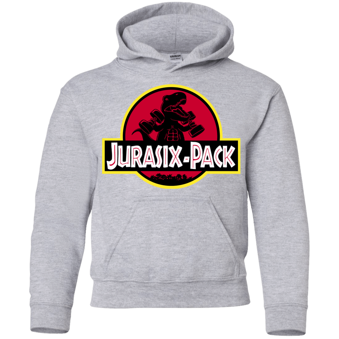 Sweatshirts Sport Grey / YS Jurasix-Pack Youth Hoodie