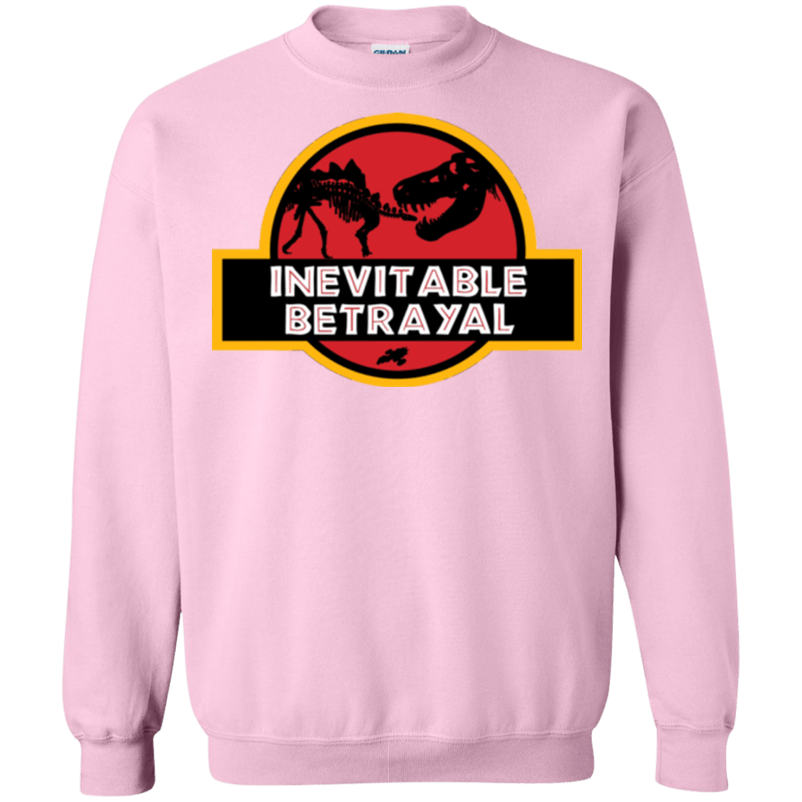 Sweatshirts Light Pink / Small JURASSIC BETRAYAL Crewneck Sweatshirt