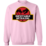 Sweatshirts Light Pink / Small JURASSIC BETRAYAL Crewneck Sweatshirt