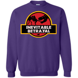 Sweatshirts Purple / Small JURASSIC BETRAYAL Crewneck Sweatshirt