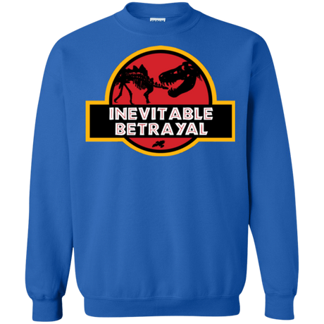 Sweatshirts Royal / Small JURASSIC BETRAYAL Crewneck Sweatshirt