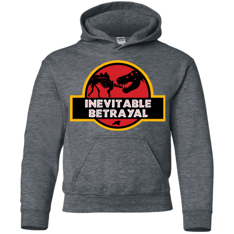Sweatshirts Dark Heather / YS JURASSIC BETRAYAL Youth Hoodie