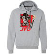 Sweatshirts Sport Grey / S Jurassic Fried Dinosaur Premium Fleece Hoodie