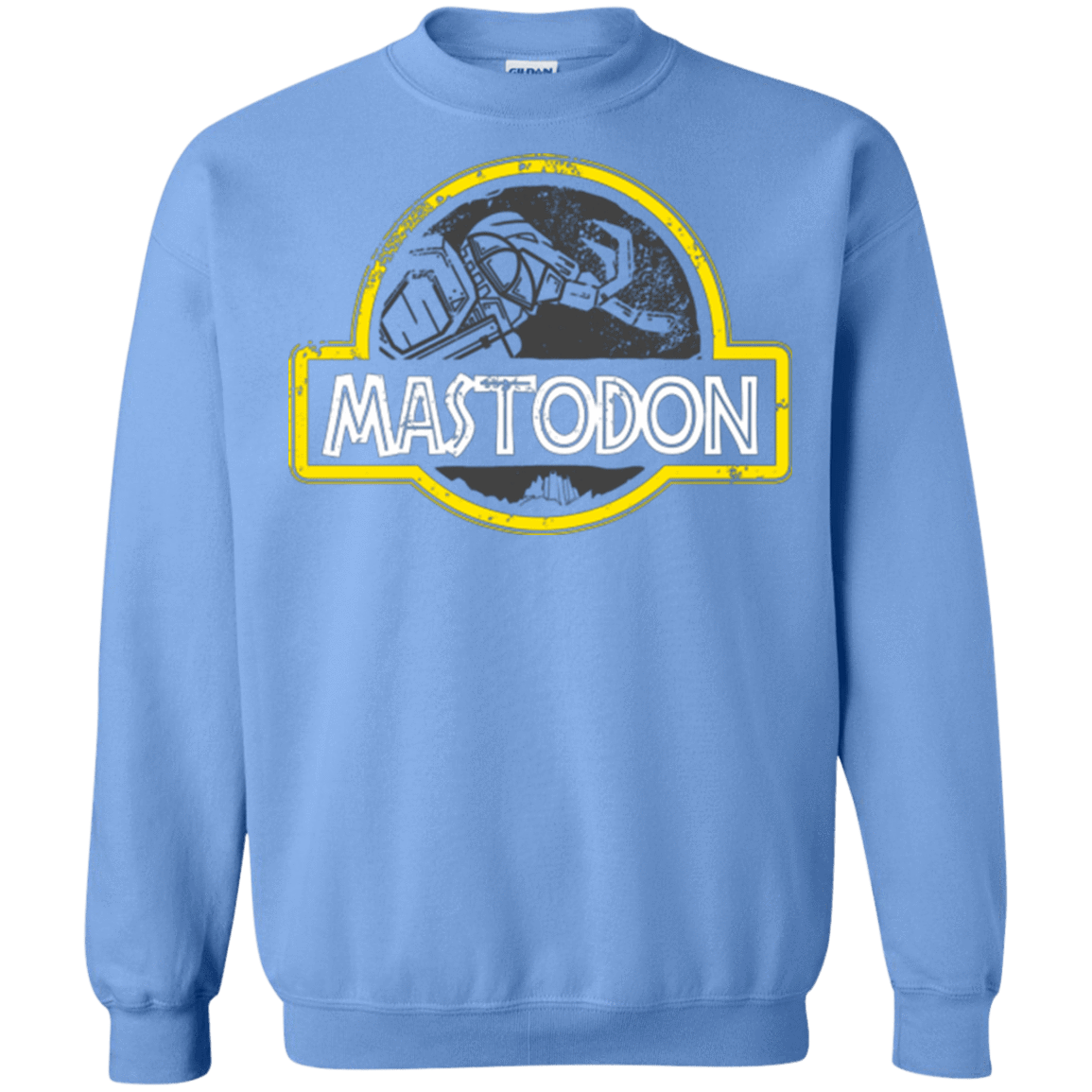 Sweatshirts Carolina Blue / Small Jurassic Power Black Crewneck Sweatshirt