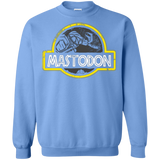 Sweatshirts Carolina Blue / Small Jurassic Power Black Crewneck Sweatshirt