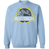 Sweatshirts Light Blue / Small Jurassic Power Black Crewneck Sweatshirt