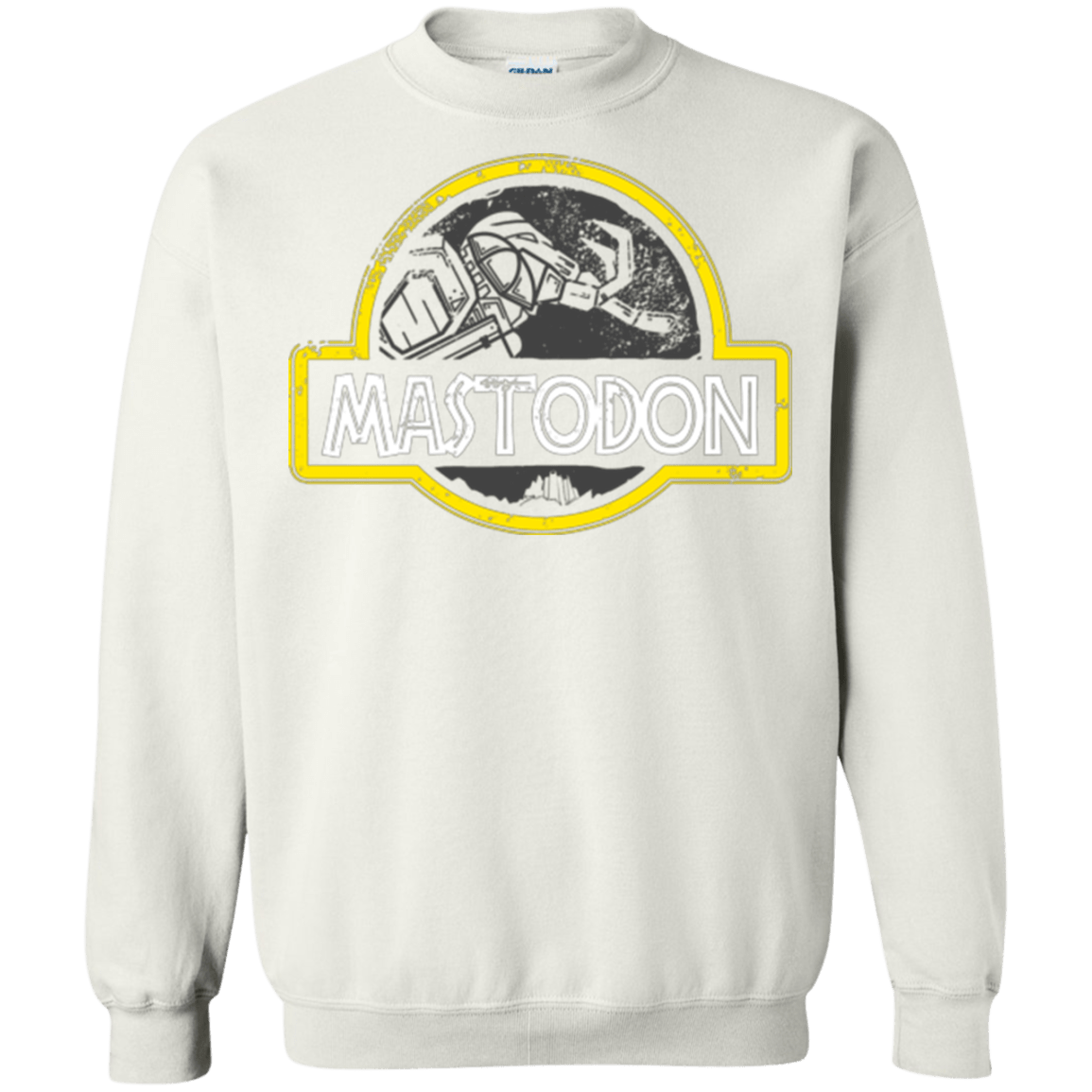 Sweatshirts White / Small Jurassic Power Black Crewneck Sweatshirt