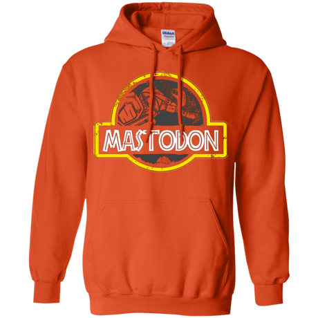 Sweatshirts Orange / Small Jurassic Power Black Pullover Hoodie