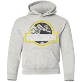 Sweatshirts Ash / YS Jurassic Power Black Youth Hoodie
