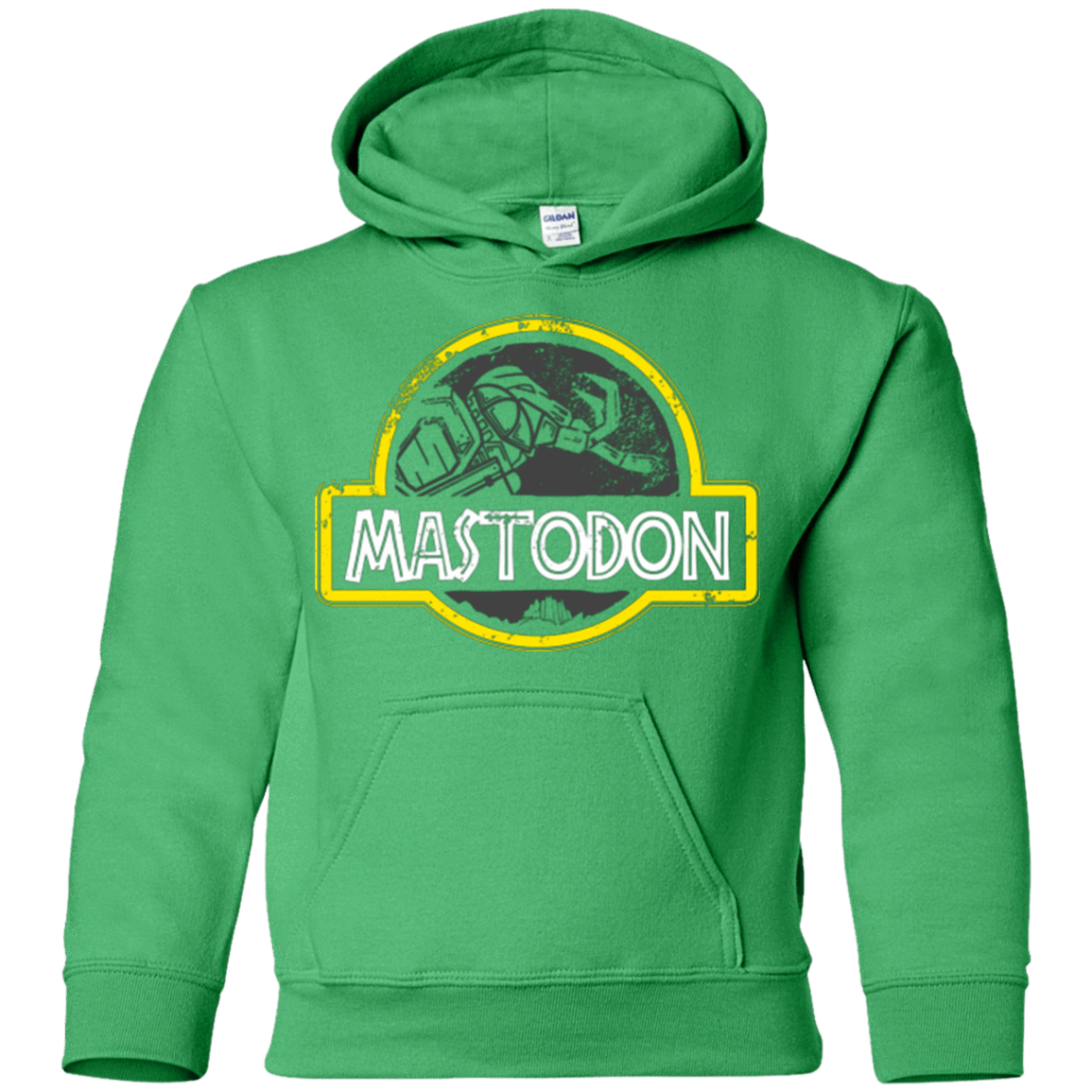 Sweatshirts Irish Green / YS Jurassic Power Black Youth Hoodie