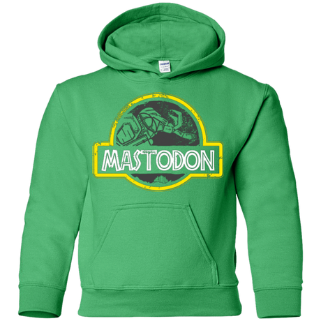 Sweatshirts Irish Green / YS Jurassic Power Black Youth Hoodie