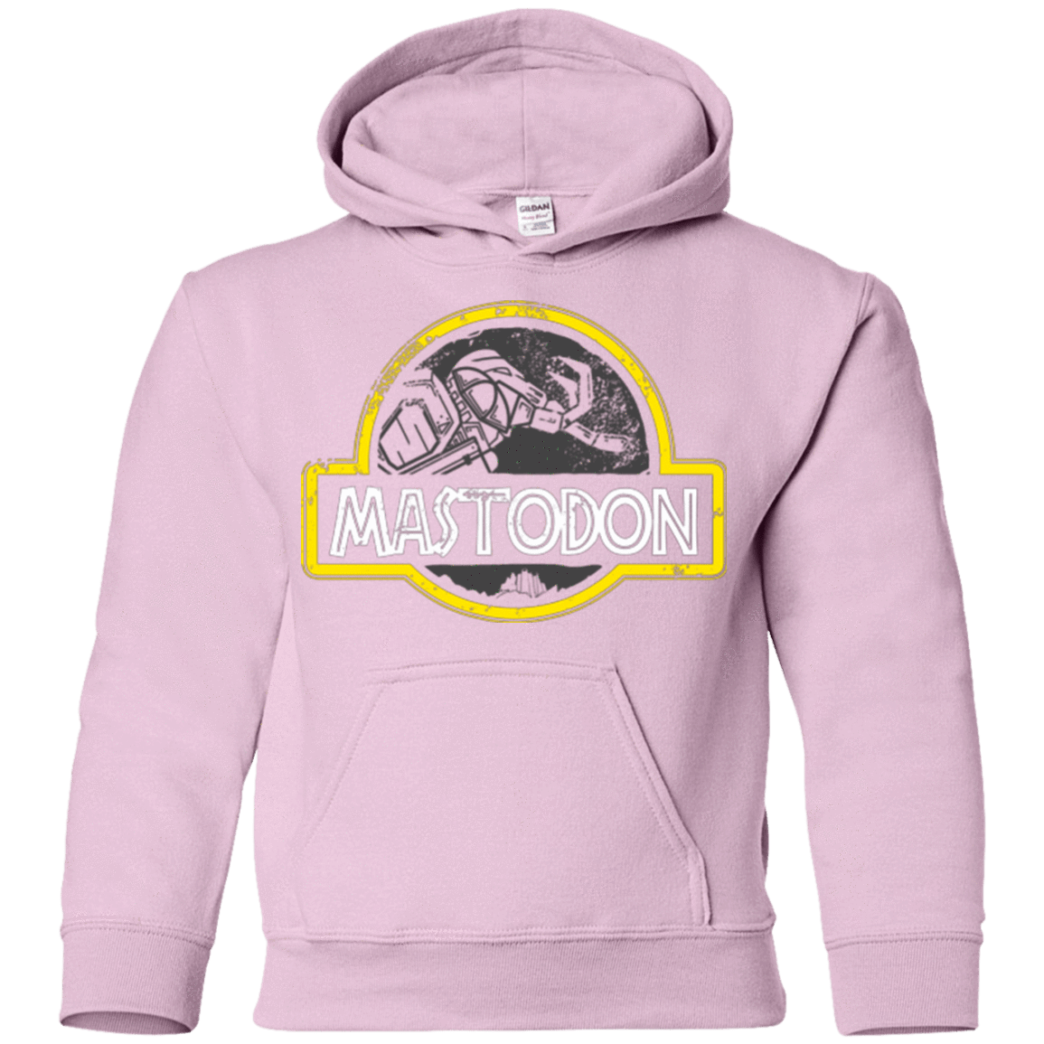 Sweatshirts Light Pink / YS Jurassic Power Black Youth Hoodie