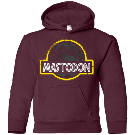 Sweatshirts Maroon / YS Jurassic Power Black Youth Hoodie