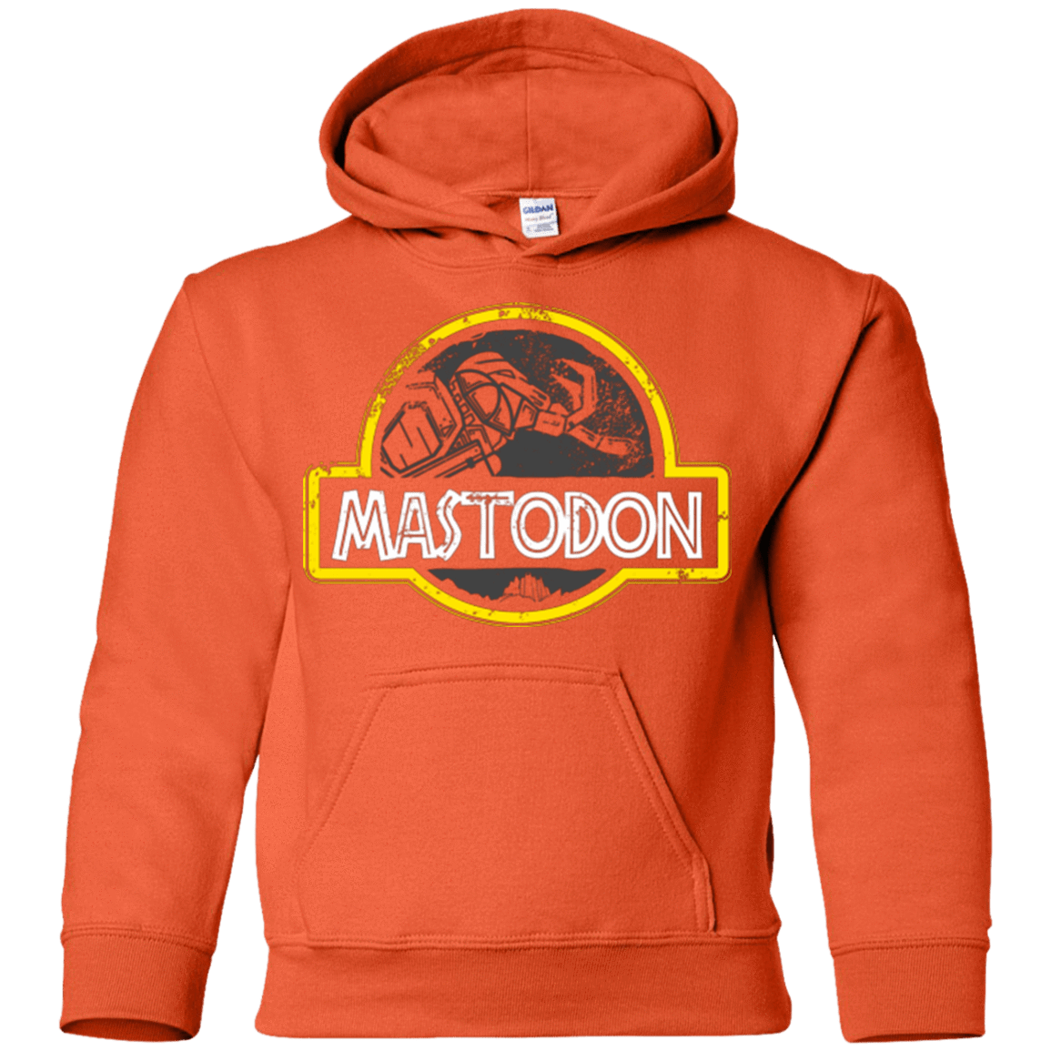 Sweatshirts Orange / YS Jurassic Power Black Youth Hoodie