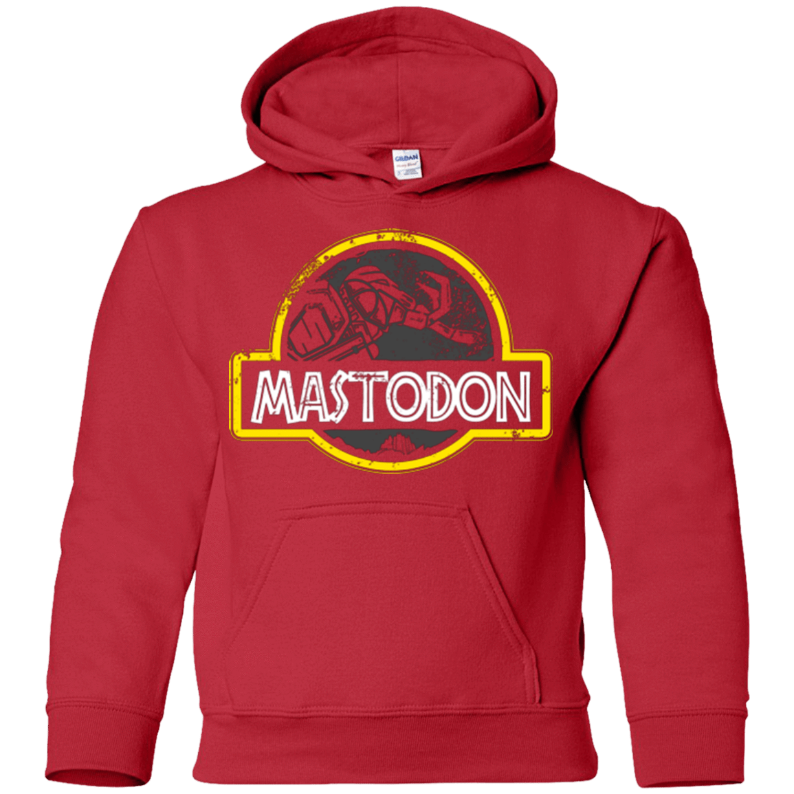 Sweatshirts Red / YS Jurassic Power Black Youth Hoodie