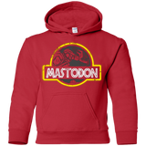 Sweatshirts Red / YS Jurassic Power Black Youth Hoodie
