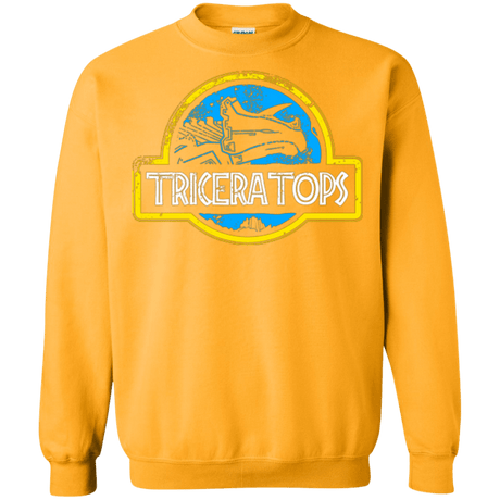 Sweatshirts Gold / Small Jurassic Power Blue Crewneck Sweatshirt