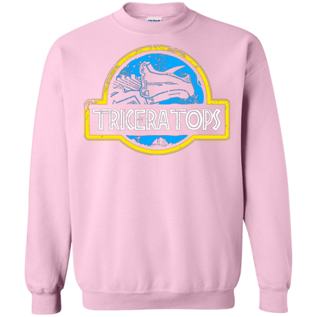 Sweatshirts Light Pink / Small Jurassic Power Blue Crewneck Sweatshirt