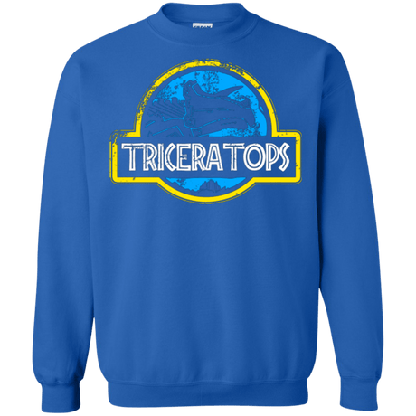 Sweatshirts Royal / Small Jurassic Power Blue Crewneck Sweatshirt