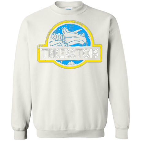 Sweatshirts White / Small Jurassic Power Blue Crewneck Sweatshirt