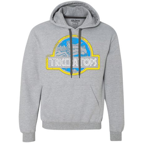 Sweatshirts Sport Grey / Small Jurassic Power Blue Premium Fleece Hoodie