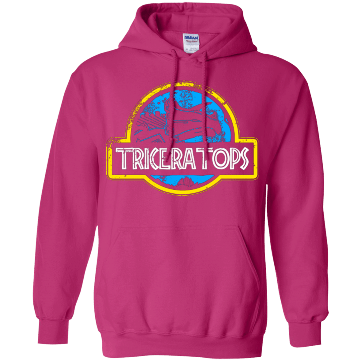 Sweatshirts Heliconia / Small Jurassic Power Blue Pullover Hoodie
