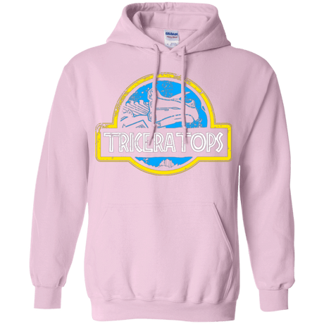Sweatshirts Light Pink / Small Jurassic Power Blue Pullover Hoodie