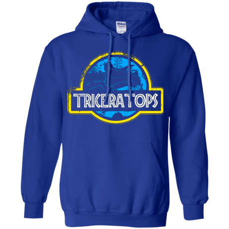 Sweatshirts Royal / Small Jurassic Power Blue Pullover Hoodie