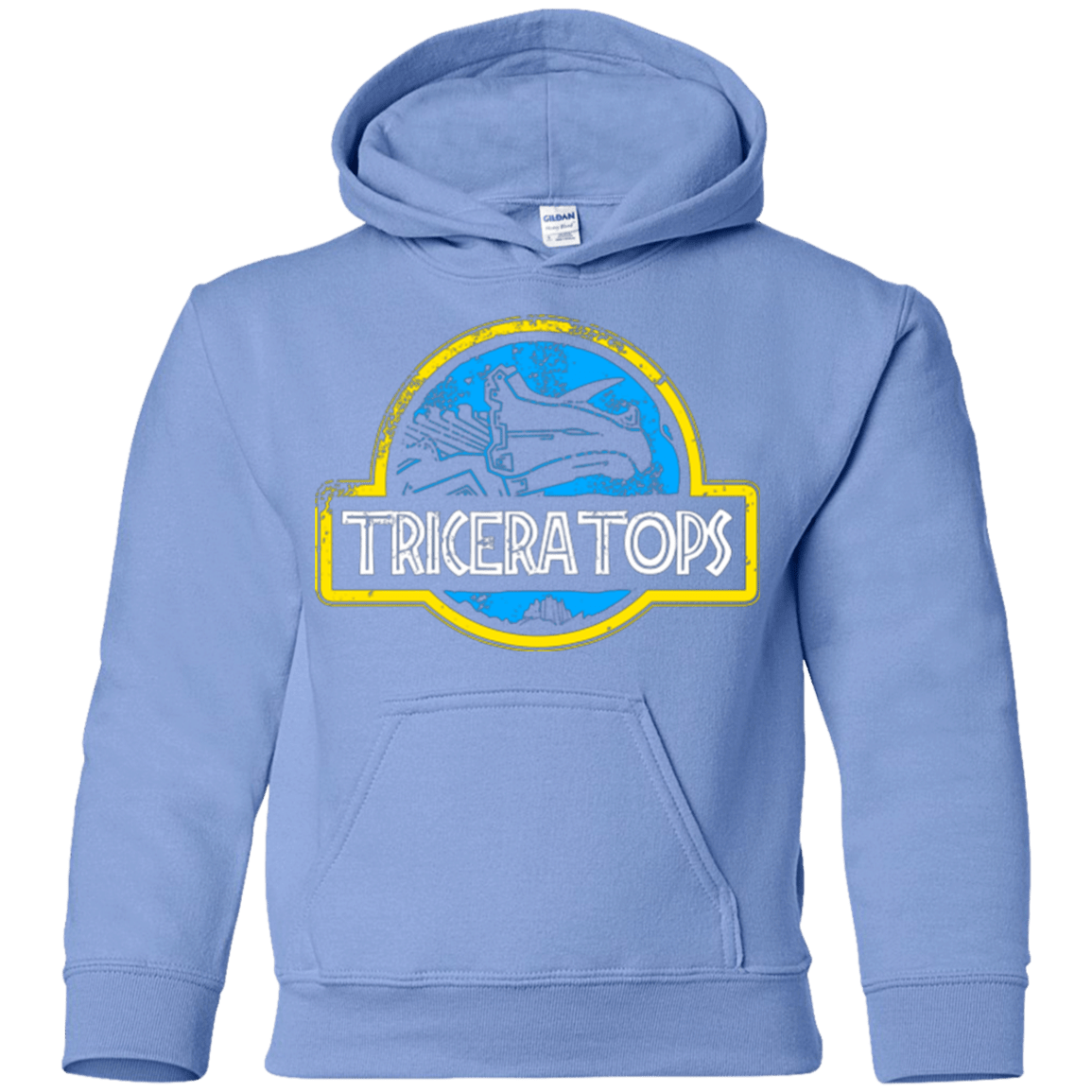 Sweatshirts Carolina Blue / YS Jurassic Power Blue Youth Hoodie