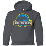 Sweatshirts Charcoal / YS Jurassic Power Blue Youth Hoodie