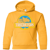 Sweatshirts Gold / YS Jurassic Power Blue Youth Hoodie