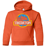 Sweatshirts Orange / YS Jurassic Power Blue Youth Hoodie