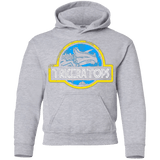 Sweatshirts Sport Grey / YS Jurassic Power Blue Youth Hoodie