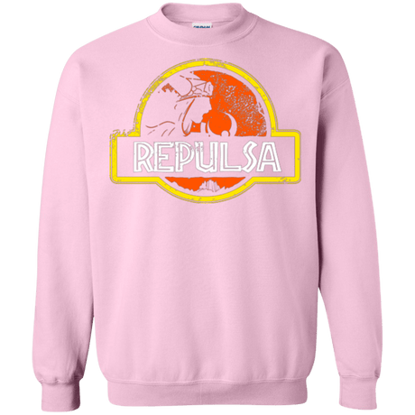 Sweatshirts Light Pink / Small Jurassic Power Evil Crewneck Sweatshirt
