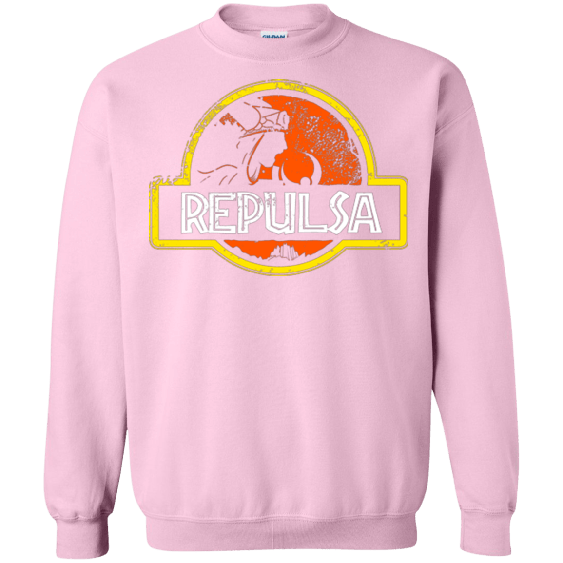 Sweatshirts Light Pink / Small Jurassic Power Evil Crewneck Sweatshirt