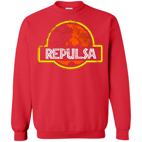 Sweatshirts Red / Small Jurassic Power Evil Crewneck Sweatshirt
