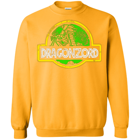 Sweatshirts Gold / Small Jurassic Power Green Crewneck Sweatshirt