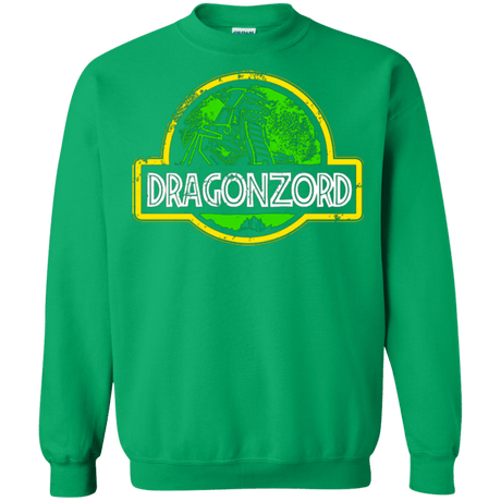 Sweatshirts Irish Green / Small Jurassic Power Green Crewneck Sweatshirt