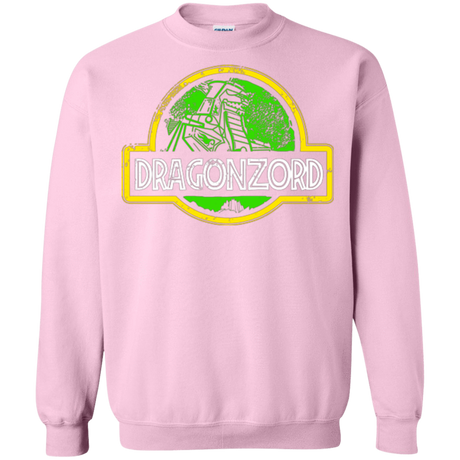 Sweatshirts Light Pink / Small Jurassic Power Green Crewneck Sweatshirt