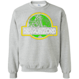 Sweatshirts Sport Grey / Small Jurassic Power Green Crewneck Sweatshirt
