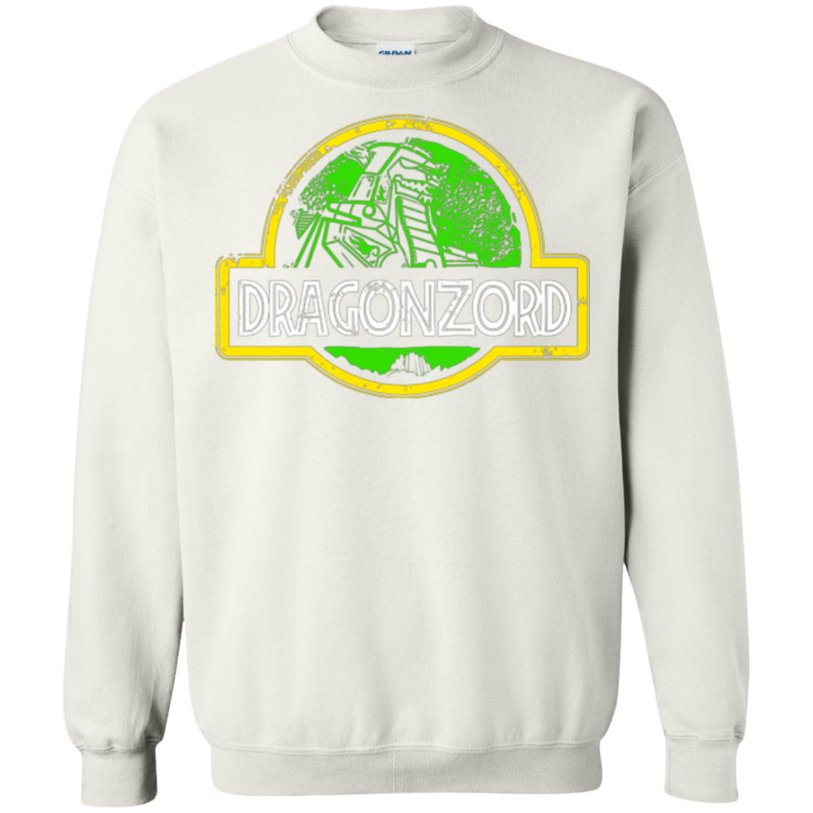Sweatshirts White / Small Jurassic Power Green Crewneck Sweatshirt