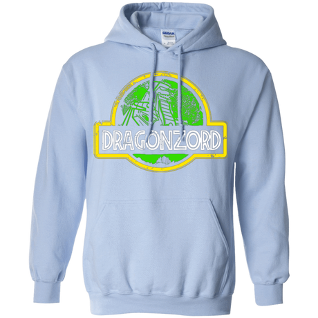 Sweatshirts Light Blue / Small Jurassic Power Green Pullover Hoodie