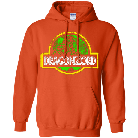 Sweatshirts Orange / Small Jurassic Power Green Pullover Hoodie