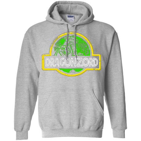 Sweatshirts Sport Grey / Small Jurassic Power Green Pullover Hoodie