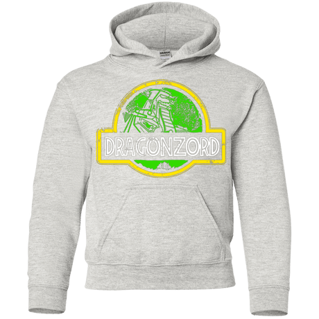 Sweatshirts Ash / YS Jurassic Power Green Youth Hoodie
