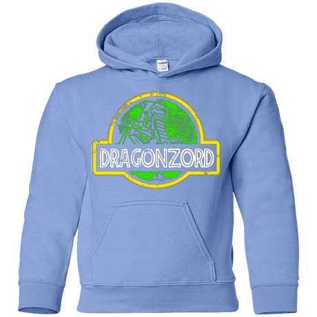 Sweatshirts Carolina Blue / YS Jurassic Power Green Youth Hoodie