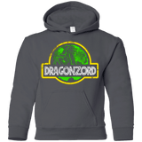 Sweatshirts Charcoal / YS Jurassic Power Green Youth Hoodie