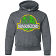 Sweatshirts Dark Heather / YS Jurassic Power Green Youth Hoodie